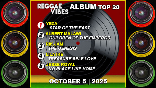 Reggae Vibes Album Top 20 | October 5