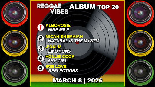 Reggae Vibes Album Top 20 | March 8