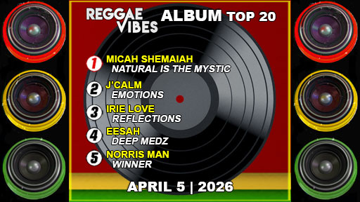 Reggae Vibes Album Top 20 | April 5