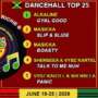 Jamaica’s Dancehall Chart – Top 25 Singles | June 19-25 | 2026