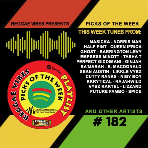 Reggae Vibes Spotify Playlist #182 | New Playlist