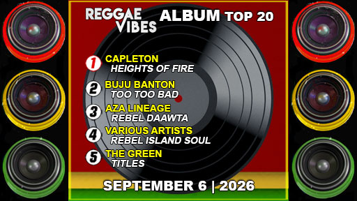 Reggae Vibes Album Top 20 | September 6